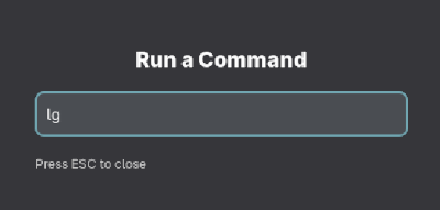 GNOME Command Dialog